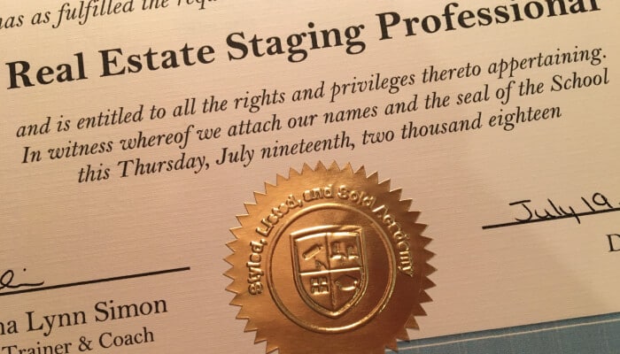Do I Need to be Certified to Work as a Home Stager?